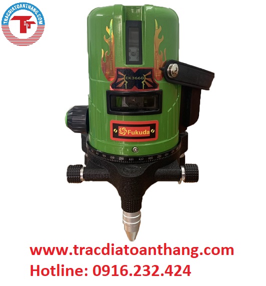 MÁY CÂN BẰNG LASER 5 TIA XANH FUKUDA EK366G NHẬT BẢN