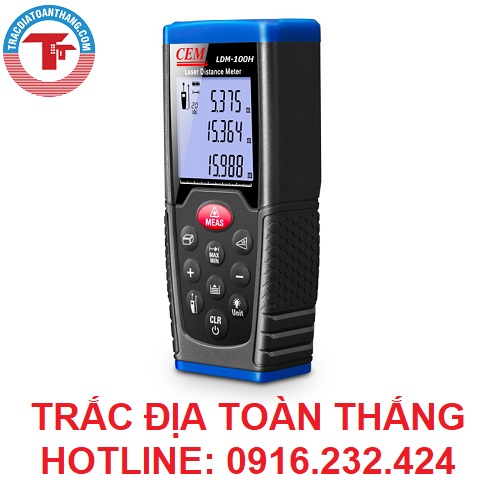 MÁY ĐO KHOẢNG CÁCH LASER CEM LDM-100H