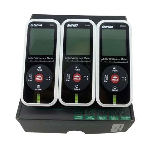 MÁY ĐO KHOẢNG CÁCH LASER TIA XANH SHINWA 100M