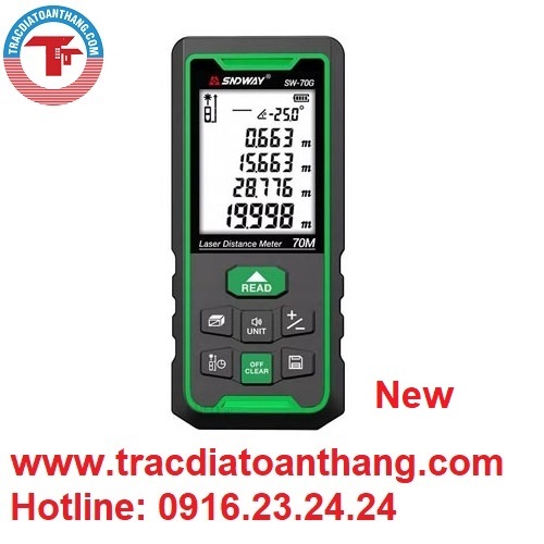 MÁY ĐO KHOẢNG CÁCH TIA XANH SNDWAY SW-70G