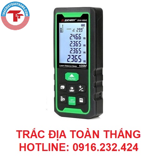 MÁY ĐO KHOẢNG CÁCH TIA XANH SNDWAY SW-100G