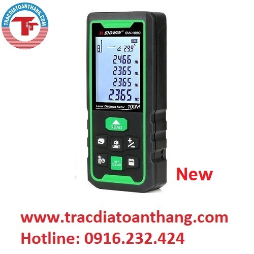 MÁY ĐO KHOẢNG CÁCH TIA XANH SNDWAY SW-100G