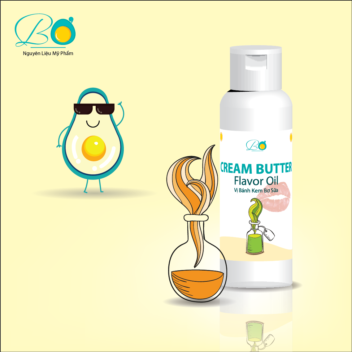 Vị Bánh Kem Bơ Sữa ( Buttercreme Flavor Oil )