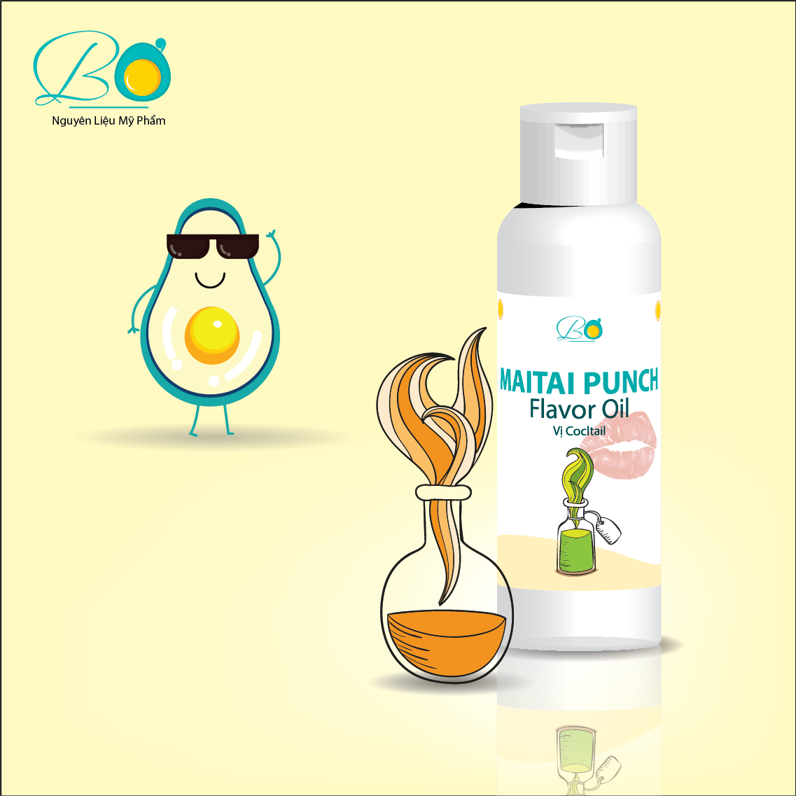Vị Cocktail ( MaiTai Punch Flavor Oil )