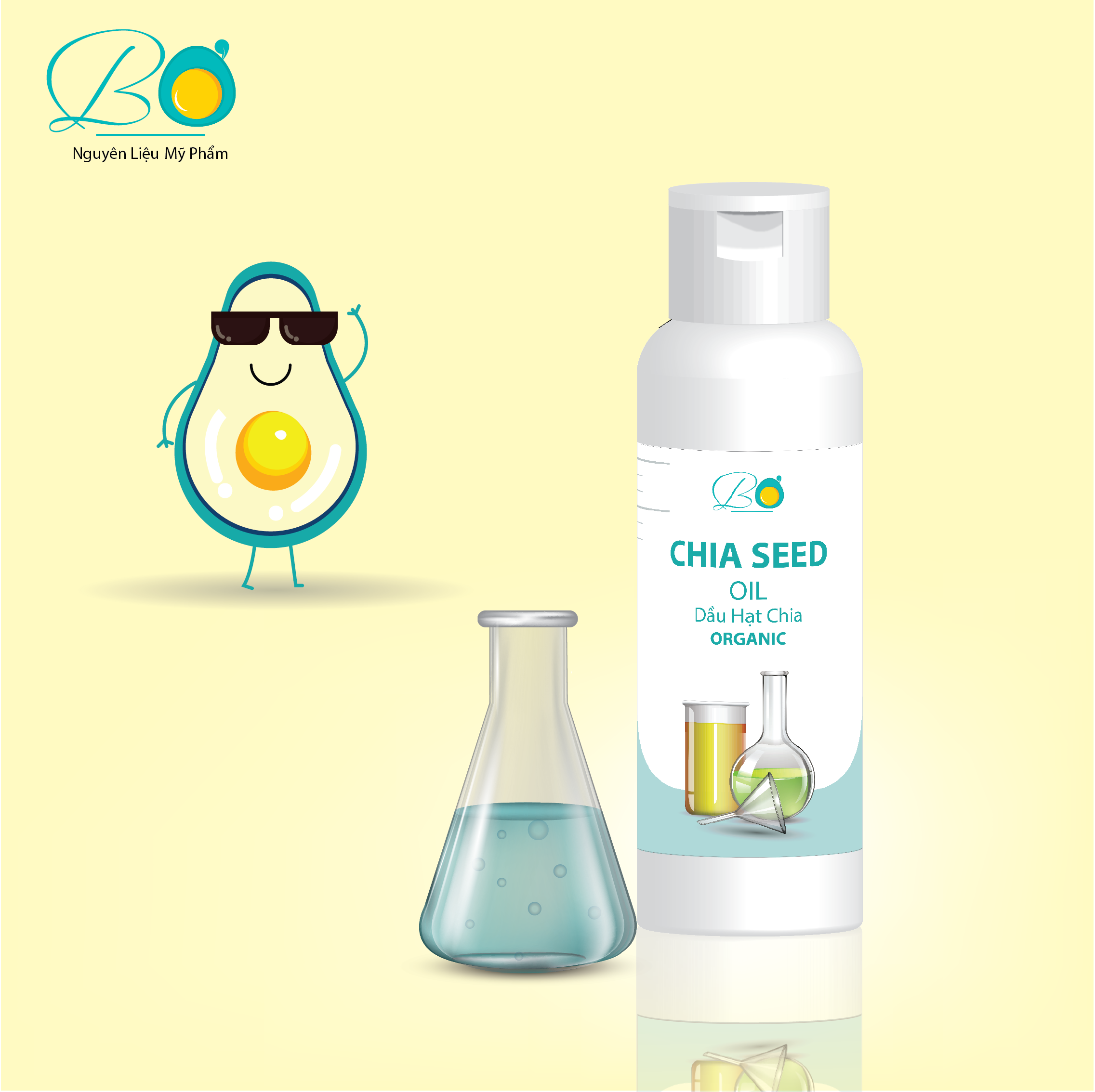 100% Organic Virgin Chia Seed Oil ( Dầu Hạt Chia Hữu Cơ )