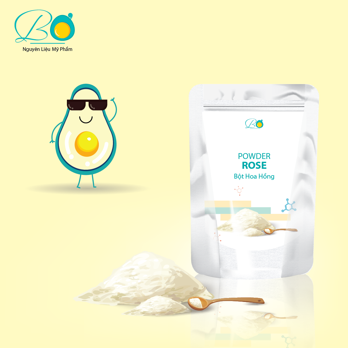 Bột Hoa Hồng ( Rose Powder )