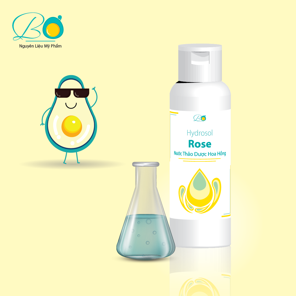 (Rose Hydrosol) Nước Thảo Dược Hoa Hồng
