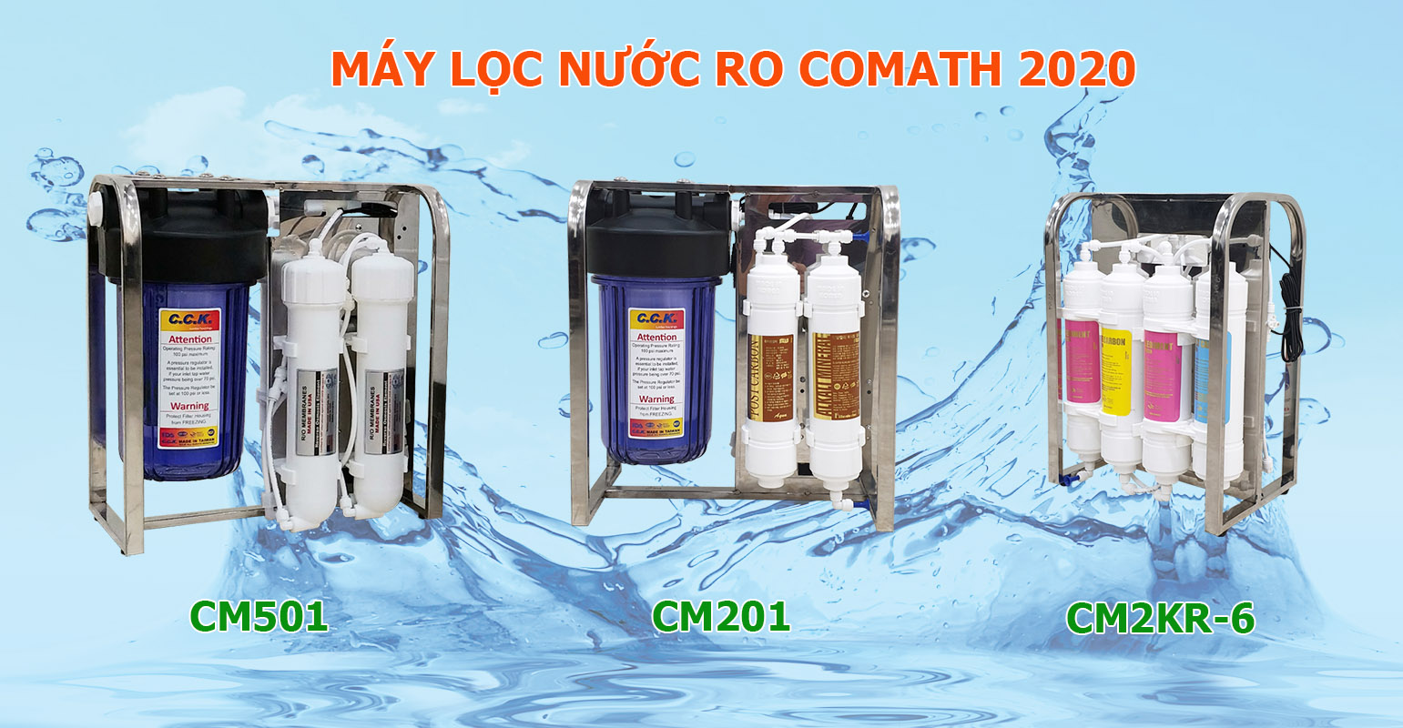 TOP 03 cây lọc nước RO gia đình đáng mua trong hệ thống Comath Việt Nam