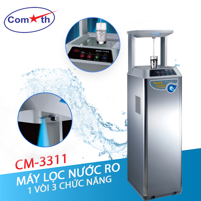 Chiêm ngưỡng máy lọc nước hiện đại, đa năng Comath CM-3311 1 vòi 3 chức năng