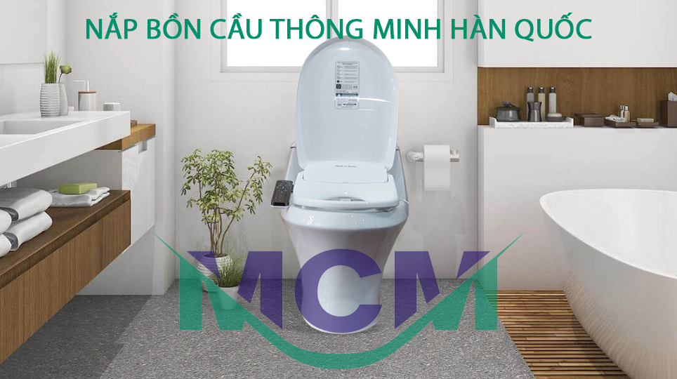 7 lợi ích khi sử dụng nắp bồn cầu thông minh MCM Hàn Quốc