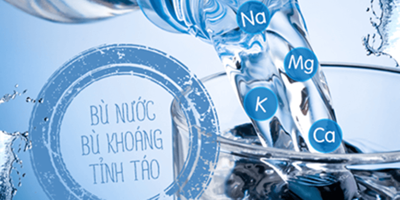 Uống nước khoáng cải thiện sức khỏe, trẻ hóa cơ thể với máy lọc nước tạo khoáng