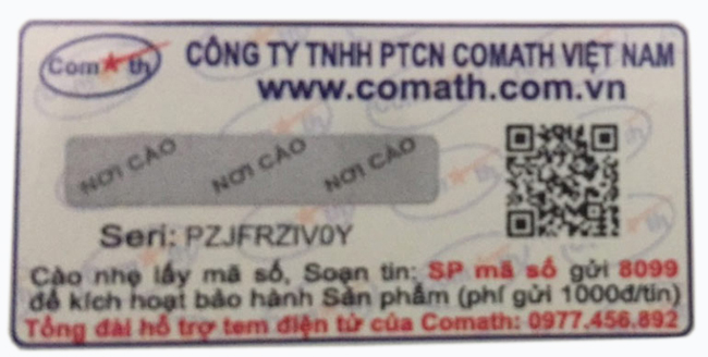 Cách kiểm tra máy lọc nước chính hãng do Comath cung cấp Cách kiểm tra máy lọc nước chính hãng do Comath cung cấp