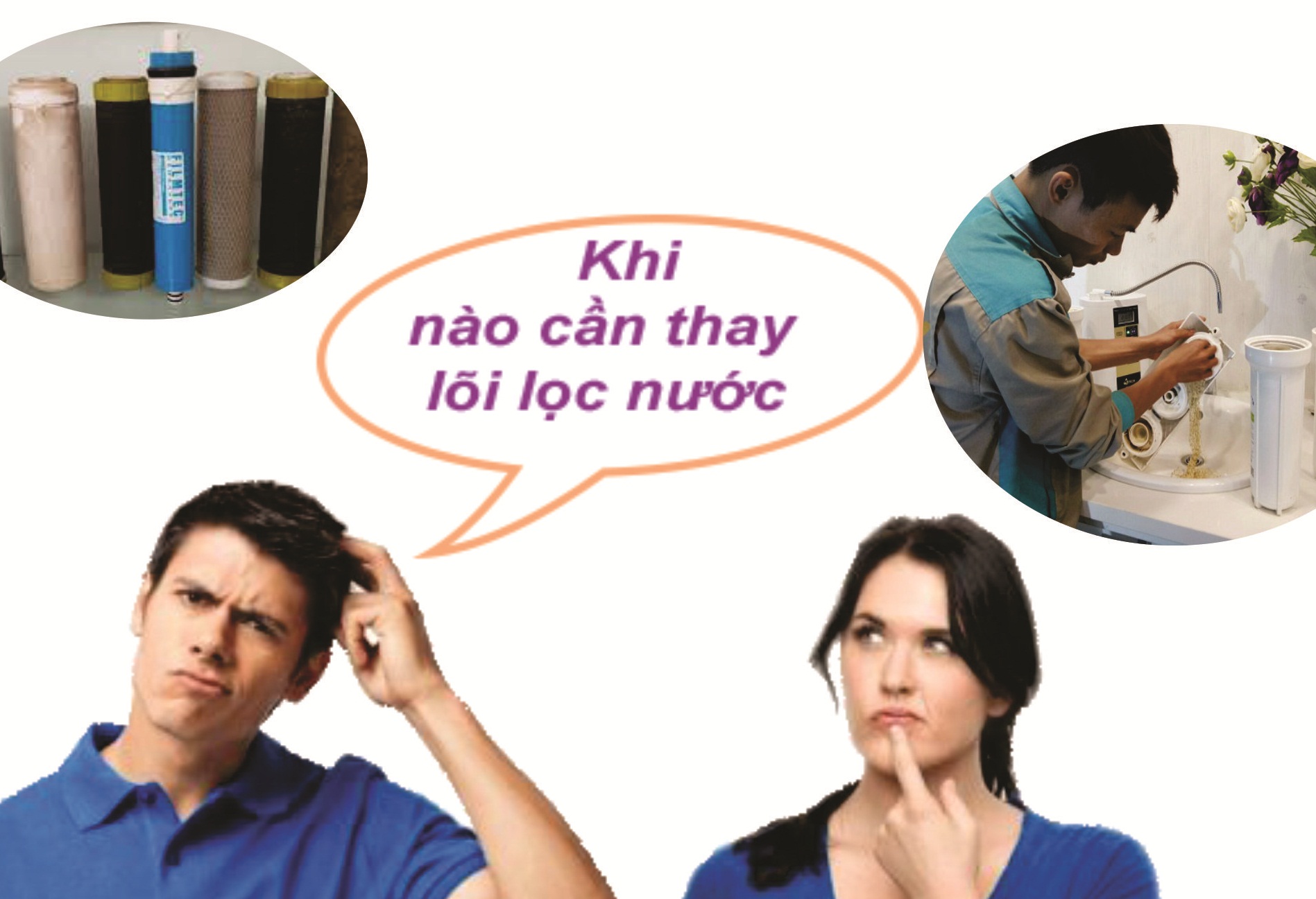 Bật mí 04 dấu hiệu đơn giản để nhận biết máy lọc nước gia đình cần thay lõi