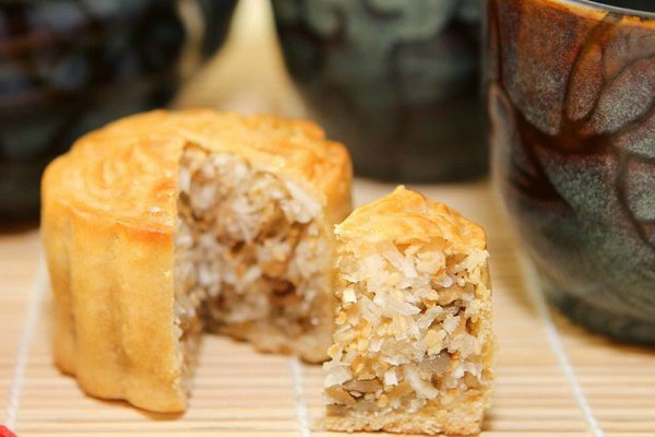 Bánh ngọt nhân dừa có vị ngọt thanh, tươi mát cho mọi nhà