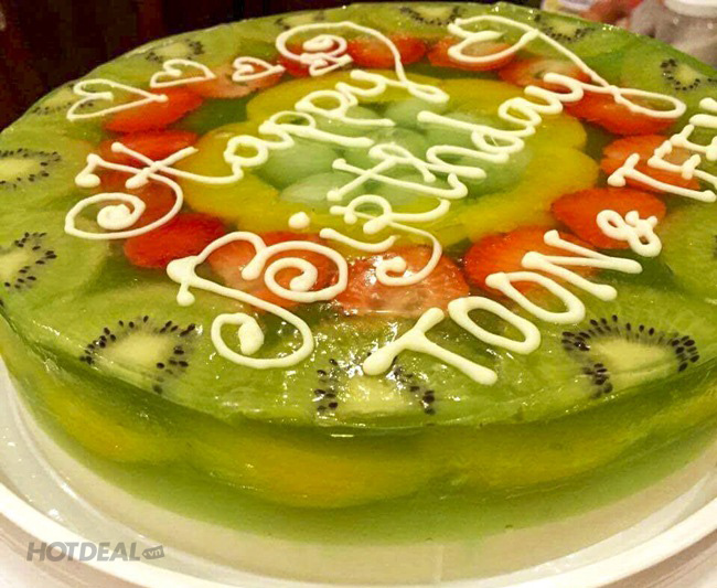 mẫu bánh sinh nhật bằng rau câu