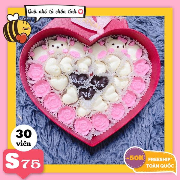 Socola valentine & Hoa sáp Đồng Tháp ý nghĩa cho ngày 14-2
