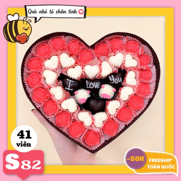 Quà tặng socola và hoa tươi valentine Bình Dương giành trái tim nàng