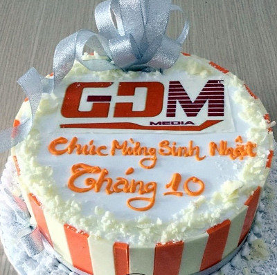 10 Mẫu bánh sinh nhật in logo công ty sang trọng mừng sự kiện  Bánh kem  hương vị Việt  Banhngotvn