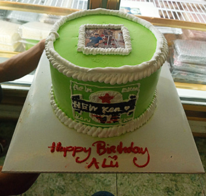 X22 bánh kem chai Bia Heineken