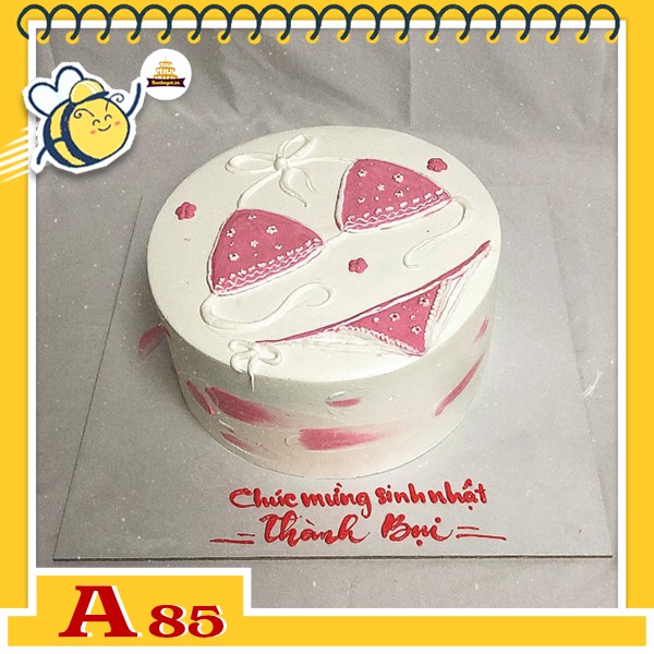Bánh kem sinh nhật đơn giản A85 bikini xinh xinh dui dẻ