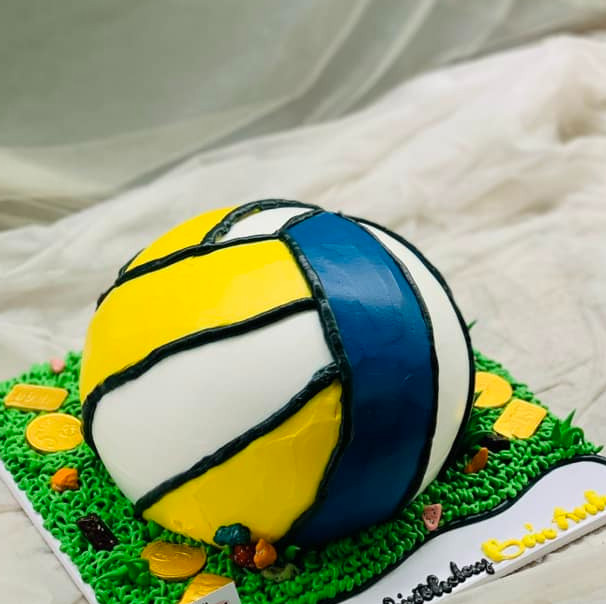 BC01 bánh kem quả bóng chuyền