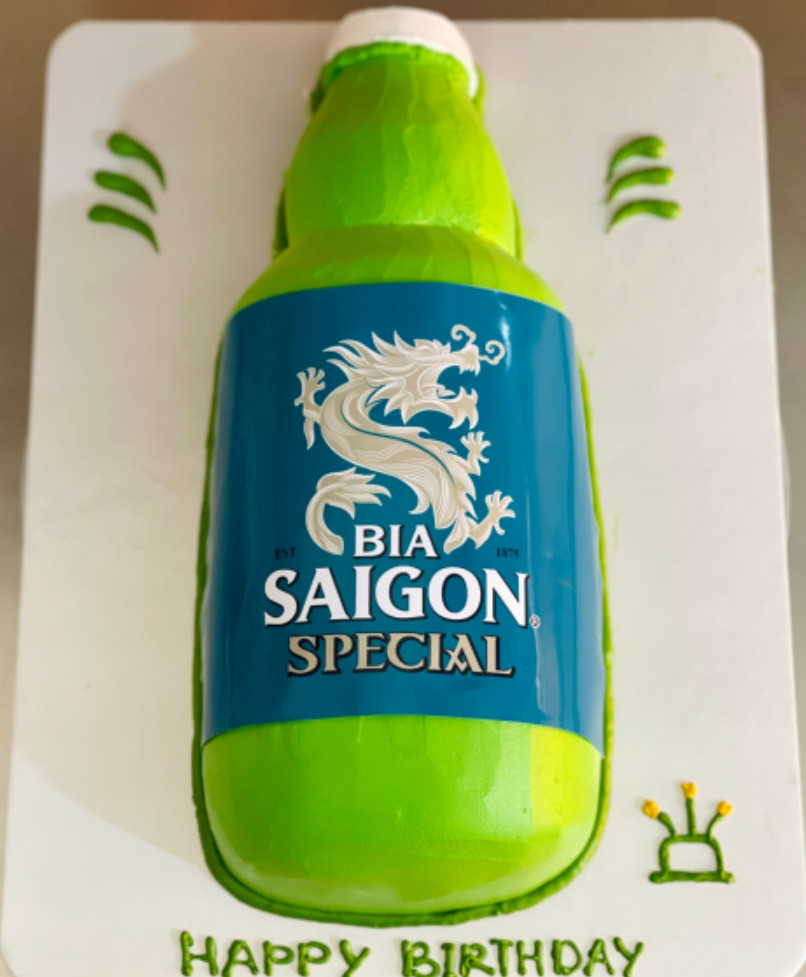 Bánh kem chai bia Sài Gòn - Saigon Special