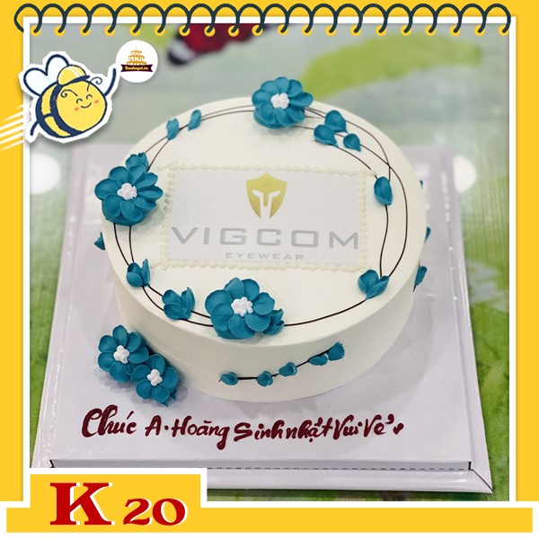 Bánh kem công ty tặng khách hàng K20