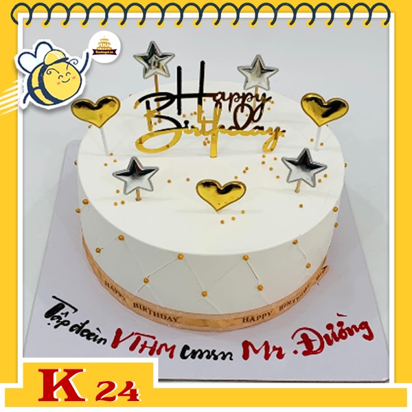 Bánh kem công ty tặng khách hàng K24