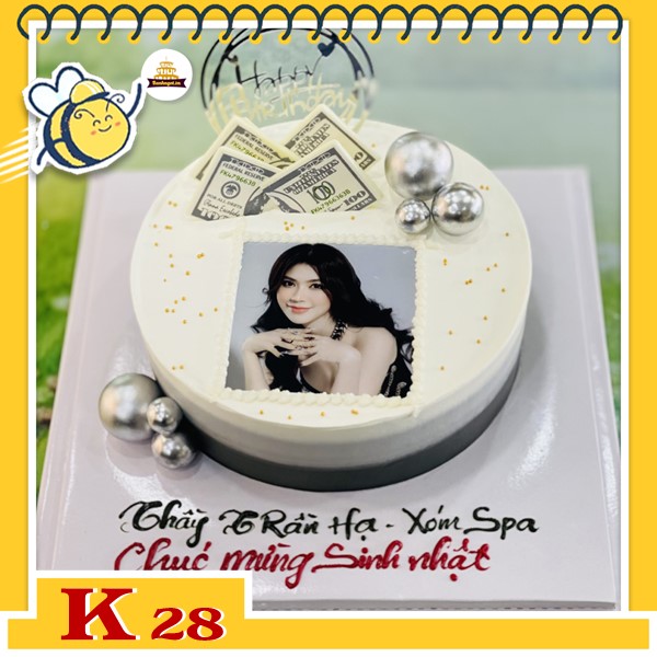 Bánh kem công ty tặng khách hàng K28