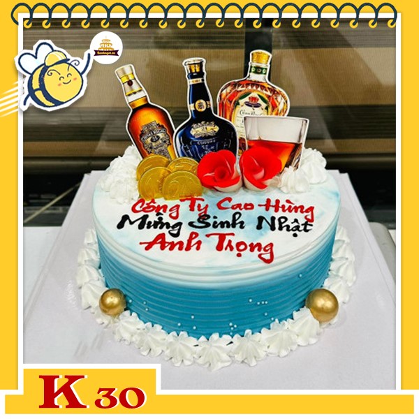 Bánh kem công ty tặng khách hàng K30