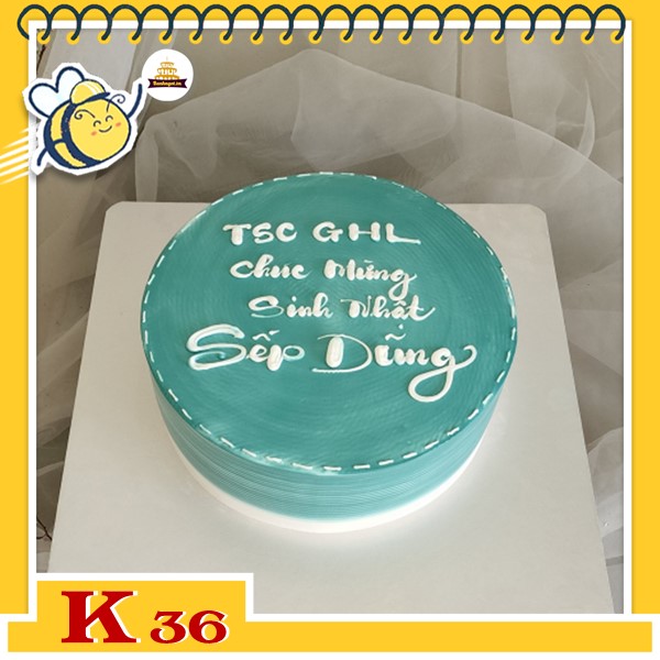 Bánh kem công ty tặng khách hàng K36