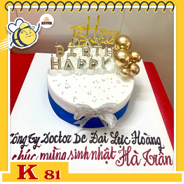Bánh kem công ty tặng khách hàng K81