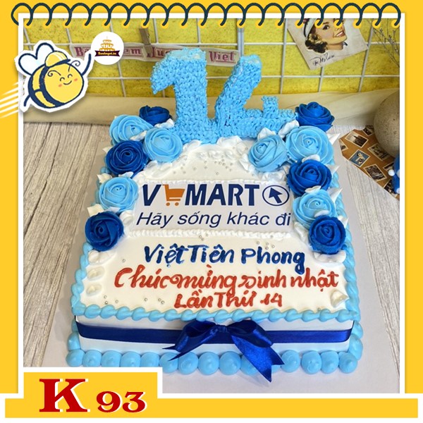 Bánh kem công ty tặng khách hàng K93