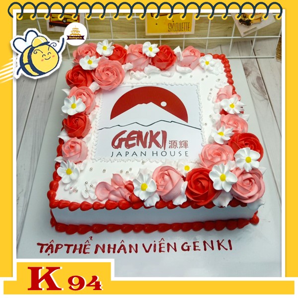 Bánh kem công ty tặng khách hàng K94