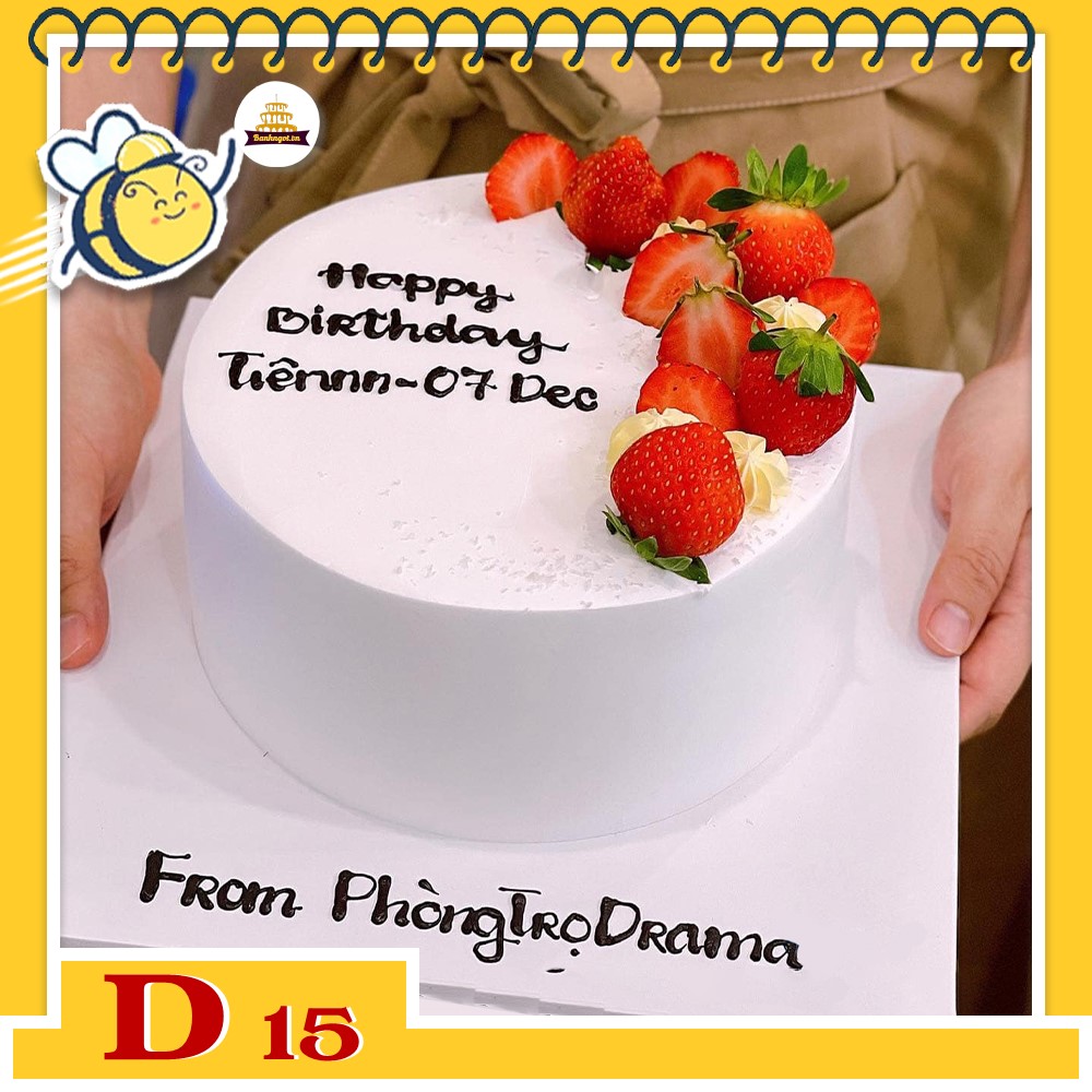 Bánh kem dâu D15