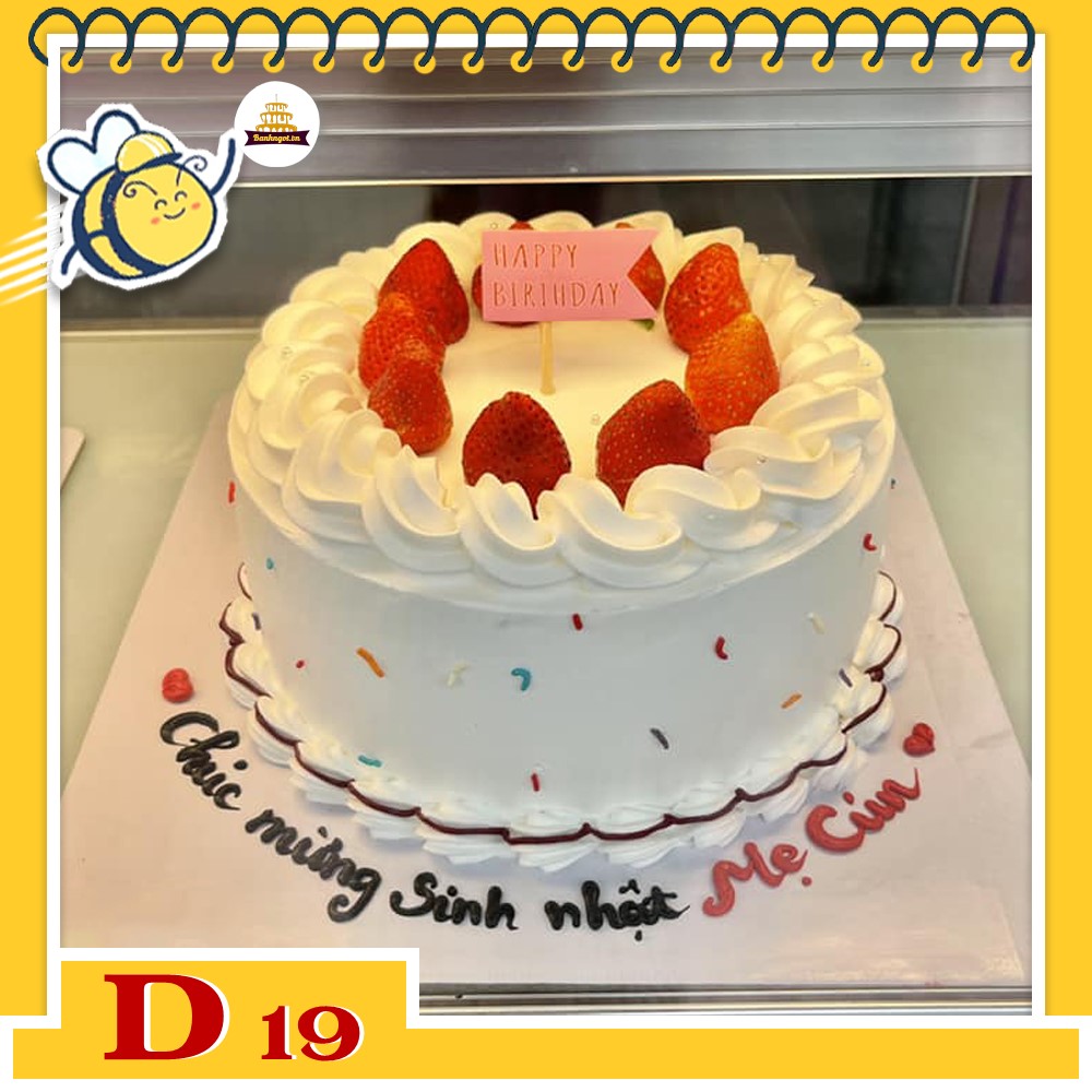 Bánh kem dâu D19