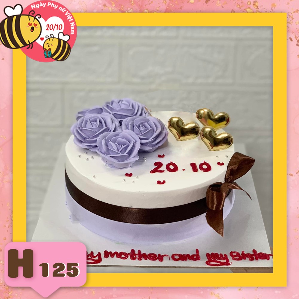Bánh kem phụ nữ 20/10 H125