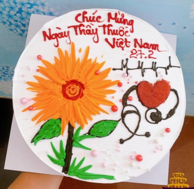 Bánh kem cho ngày hiến máu thế giới 14-6