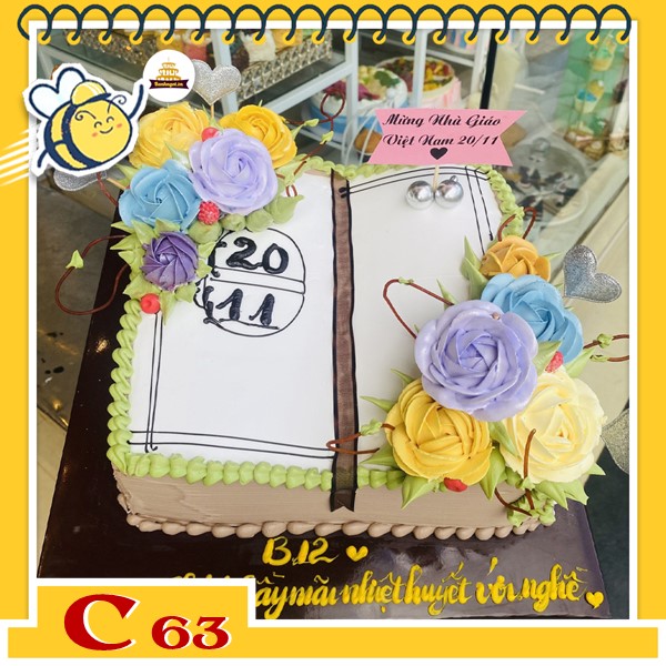 Bánh kem tặng thầy cô quà ngày nhà giáo Việt Nam 20/11 C63