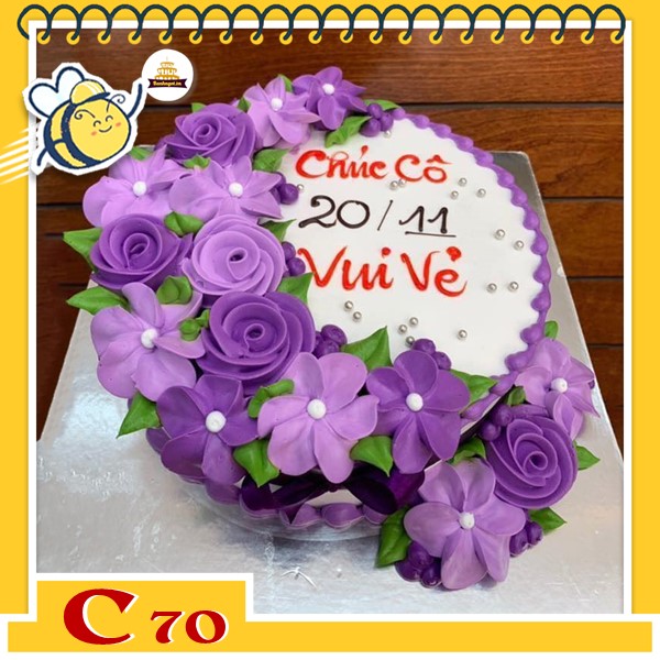 Bánh kem tặng thầy cô quà ngày nhà giáo Việt Nam 20/11 C70