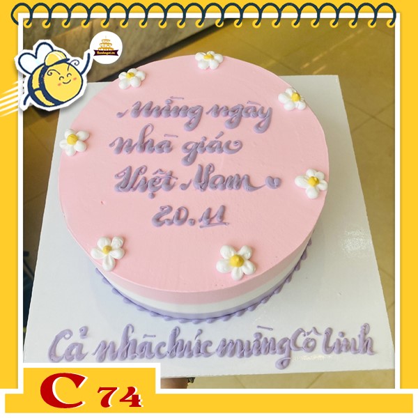 Bánh kem tặng thầy cô quà ngày nhà giáo Việt Nam 20/11 C74