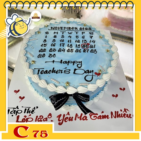 Bánh kem tặng thầy cô quà ngày nhà giáo Việt Nam 20/11 C75