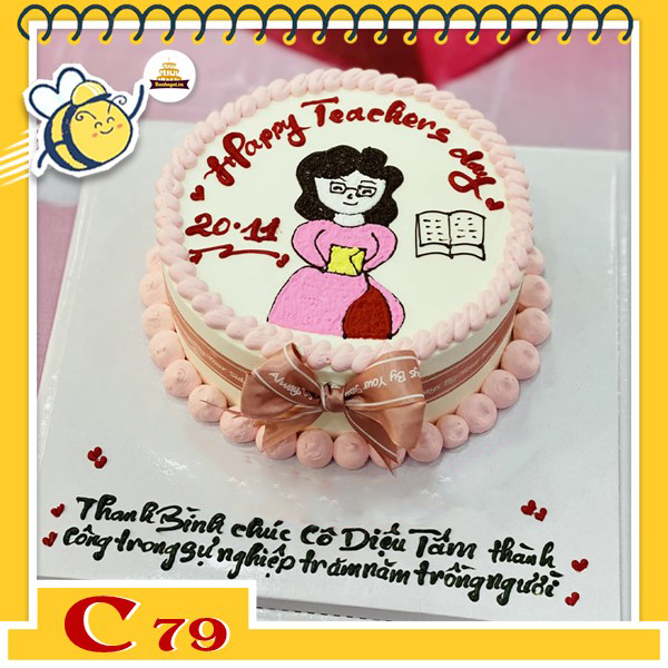 Bánh kem tặng thầy cô quà ngày nhà giáo Việt Nam 20/11 C79