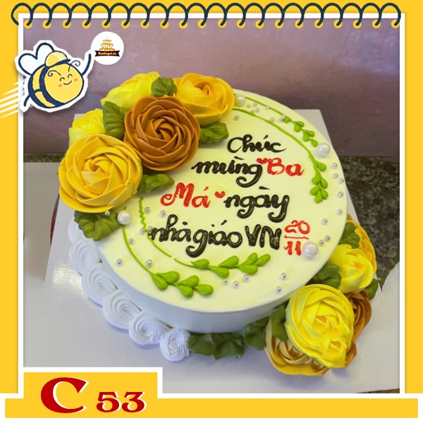 Bánh kem tặng thầy cô quà ngày nhà giáo Việt Nam 2011 C53  Bánh kem hương  vị Việt  Banhngotvn