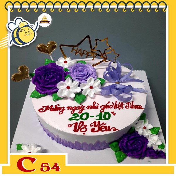 Bánh kem tặng thầy cô quà ngày nhà giáo Việt Nam 20/11 C54