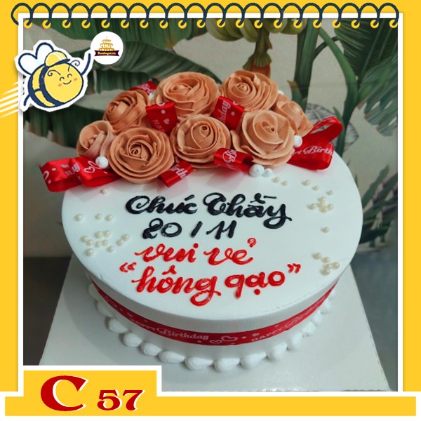 Bánh kem tặng thầy cô quà ngày nhà giáo Việt Nam 20/11 C57