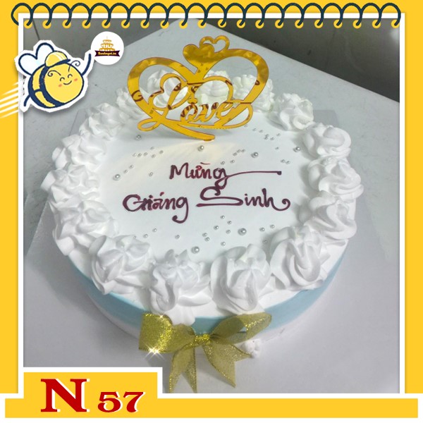 Bánh kem noel đẹp mừng giáng sinh N57