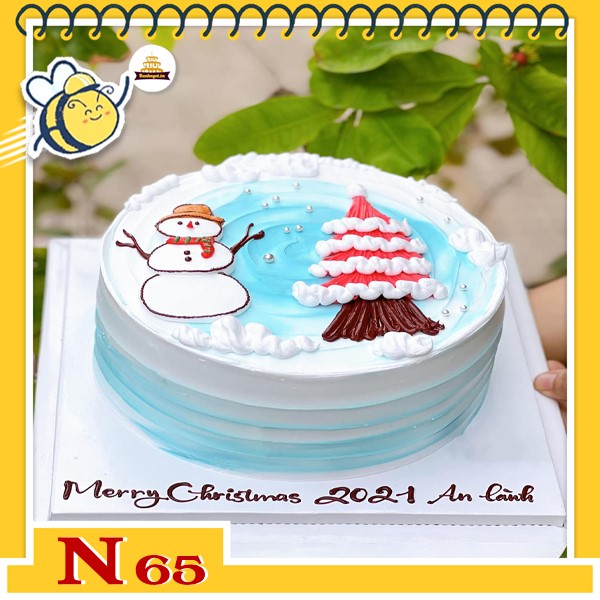 Bánh kem noel đẹp mừng giáng sinh N65