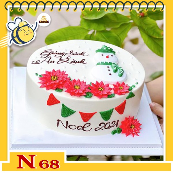 Bánh kem noel đẹp mừng giáng sinh N68