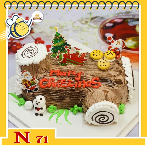 Bánh kem noel đẹp mừng giáng sinh N71